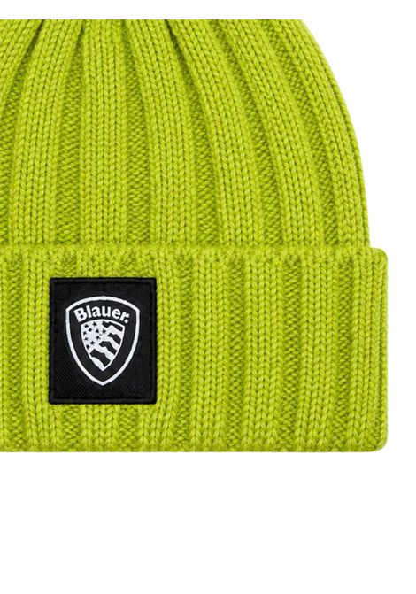 Cappello unisex in misto lana BLAUER | 26WBLKA05560VERDE CHIARO